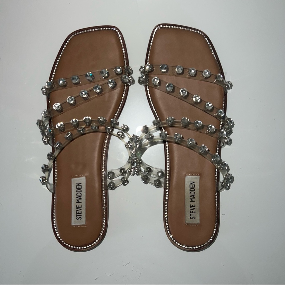 Steve Madden Skyler Sandals - clear